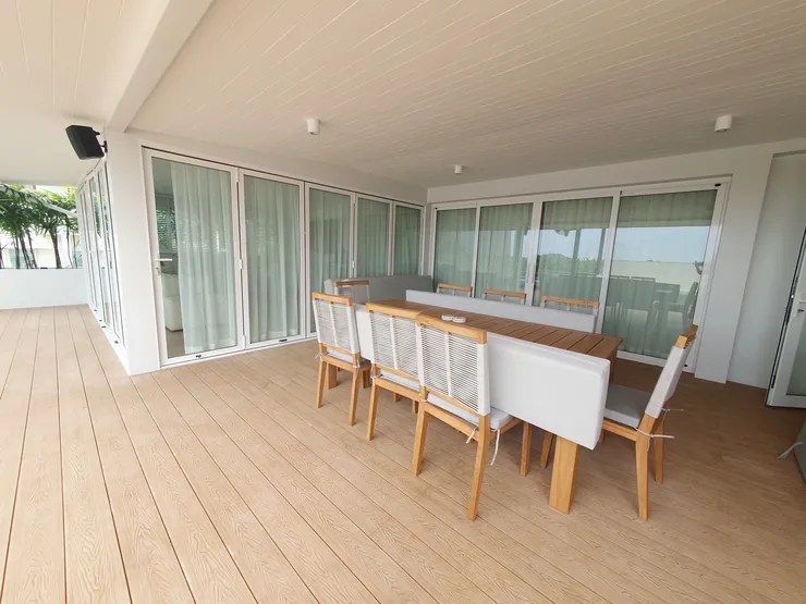 Layan Gardens outdoor dining terrace